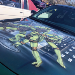 Custom Painted Car