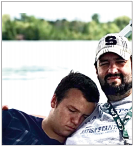 Mason Brown and Casey Brown spending a day at the lake. Courtesy photo