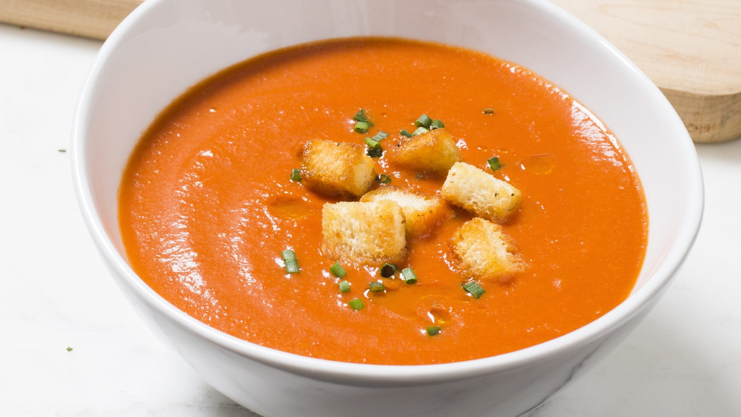 A creamless creamy tomato soup — now that’s dreamy! tomato soup