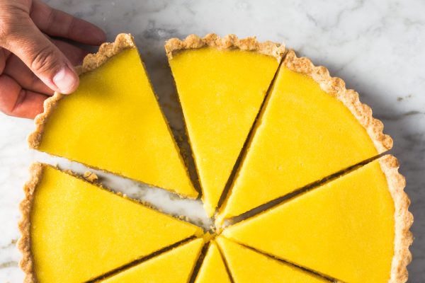 Lemon-olive oil tart is a perfect way to end any celebration