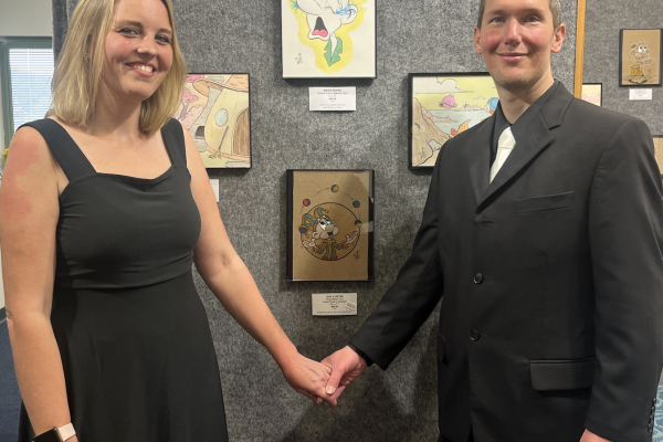 TNCP Cartoonist featured at East Lansing Hannah Community Center’s Public Art Gallery