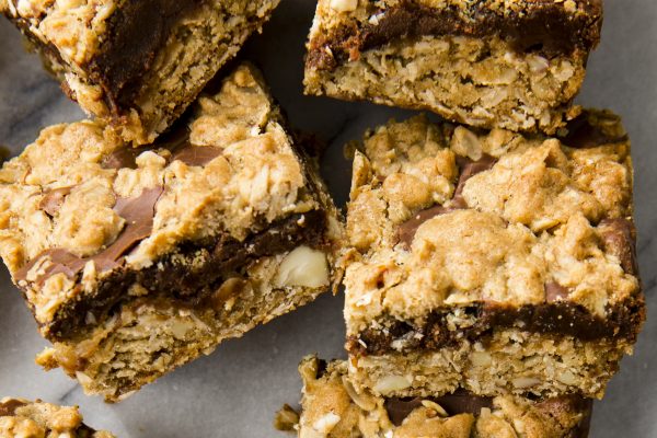 This three-layer cookie bar only requires one trip to the oven