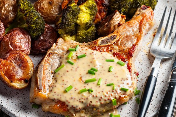 This easy pork dish goes from stove to table in less than an hour