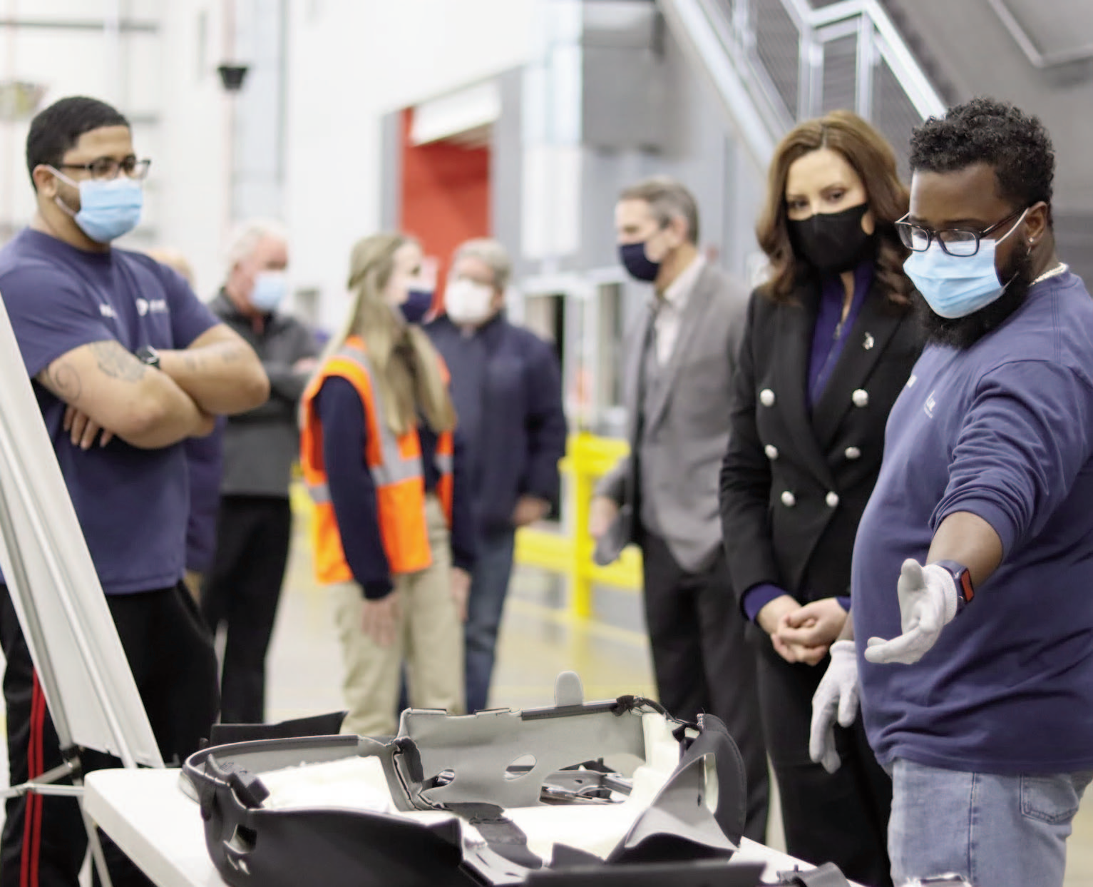 Governor Whitmer Visits Global Auto Seating Supplier Lear Corporation To Discuss Michigan’s Global Manufacturing Leadership Gretchen Whitmer