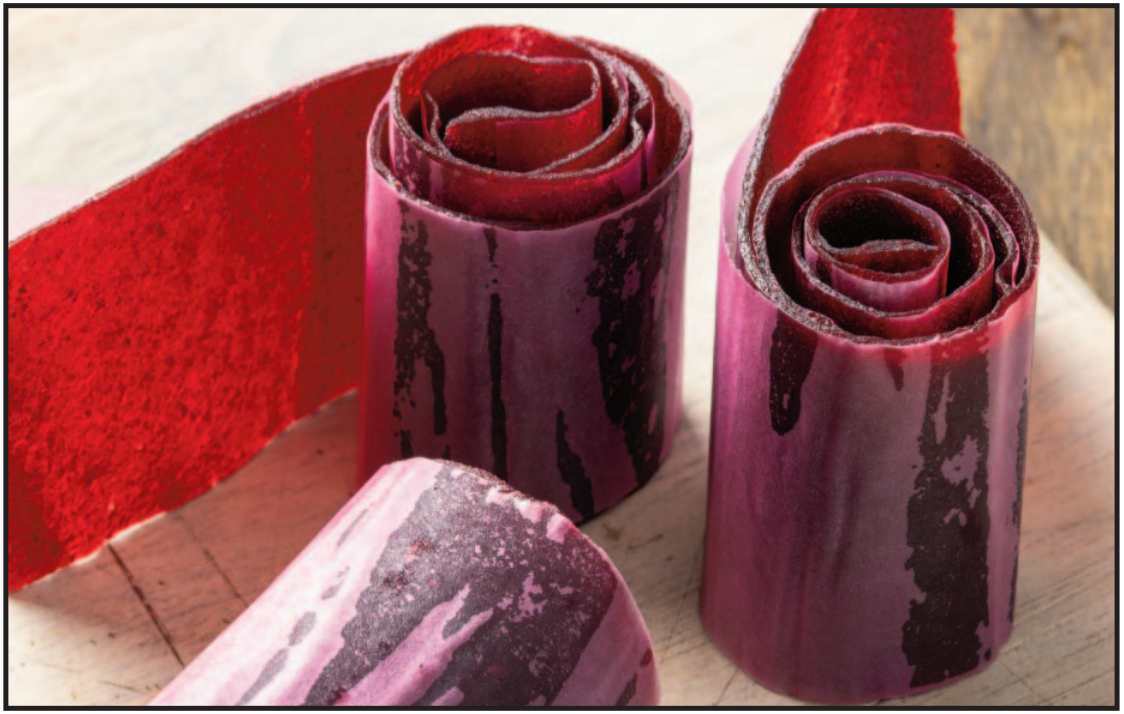 Make homemade fruit leather, you may never buy the packaged stuff again! Triple Berry Fruit Leather